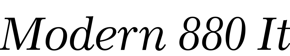 Modern 880 Italic BT Yazı tipi ücretsiz indir